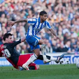 Championship Showdown: Liam Bridcutt's Battle Against Portsmouth at Amex Stadium (March 10, 2012) Championship Showdown: Liam Bridcutt's Battle Against Portsmouth at Amex Stadium (March 10, 2012)