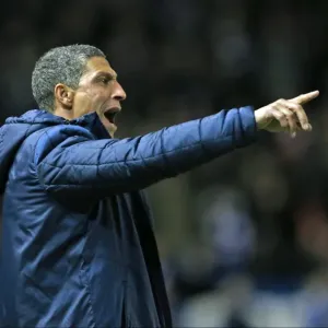 Chris Hughton Leads Brighton and Hove Albion Against Derby County, March 2015 Chris Hughton Leads Brighton and Hove Albion Against Derby County, March 2015