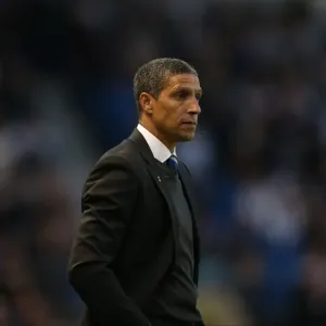 Chris Hughton Leads Brighton and Hove Albion Against Huddersfield Town, 14APR15 Chris Hughton Leads Brighton and Hove Albion Against Huddersfield Town, 14APR15