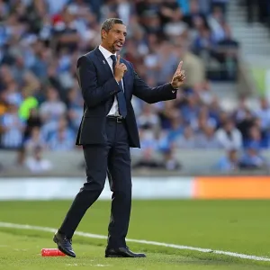 Chris Hughton Leads Brighton and Hove Albion Against Manchester City, 12th August 2017 Chris Hughton Leads Brighton and Hove Albion Against Manchester City, 12th August 2017