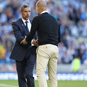 Chris Hughton vs. Pep Guardiola: Clash of the Managers - Brighton and Hove Albion vs. Manchester City (12AUG17)
