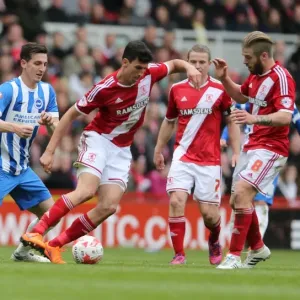 Clash in the Championship: Middlesbrough vs. Brighton & Hove Albion (02MAY15)