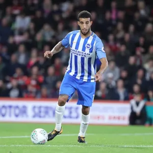 Connor Goldson in Action: Bournemouth vs. Brighton and Hove Albion, EFL Cup 2017 Connor Goldson in Action: Bournemouth vs. Brighton and Hove Albion, EFL Cup 2017