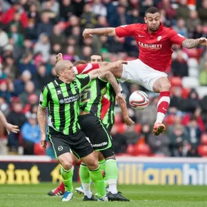 Craig Davies in Action: Barnsley vs. Brighton & Hove Albion, Npower Championship, 28th April 2012 Craig Davies in Action: Barnsley vs. Brighton & Hove Albion, Npower Championship, 28th April 2012