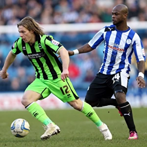 Craig Mackail-Smith in Action for Brighton & Hove Albion vs Sheffield Wednesday, Npower Championship, February 2, 2013