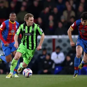 Craig Mackail-Smith in Action: Brighton & Hove Albion vs. Crystal Palace, Npower Championship, December 1, 2012