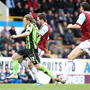 Craig Mackail-Smith in Action: Burnley vs. Brighton & Hove Albion, April 6, 2012