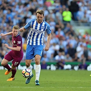 Dale Stephens in Action: Brighton & Hove Albion vs Manchester City (12th August 2017)