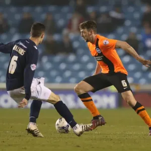Dale Stephens in Action: Millwall vs. Brighton and Hove Albion, Sky Bet Championship 2015