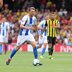 Dale Stephens in Action: Watford vs. Brighton and Hove Albion, Premier League (11th August 2018)