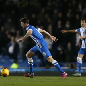 Dale Stephens: Midfield Battle at the American Express Community Stadium - Brighton and Hove Albion vs. Leeds United, 24 February 2015 Dale Stephens: Midfield Battle at the American Express Community Stadium - Brighton and Hove Albion vs. Leeds United, 24 February 2015
