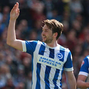 Dale Stephens Scores the Winning Goal: Brighton and Hove Albion vs. Burnley (02APR16)