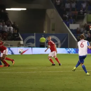 Dale Stephens Takes Free Kick for Brighton & Hove Albion vs. Nottingham Forest (12AUG16) Dale Stephens Takes Free Kick for Brighton & Hove Albion vs. Nottingham Forest (12AUG16)