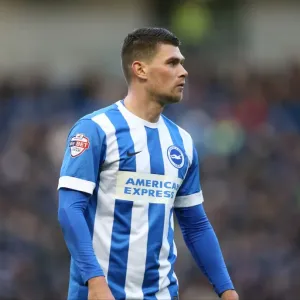 Danny Holla in Action: Brighton & Hove Albion vs. Brentford, Sky Bet Championship, American Express Community Stadium (17 January 2015)