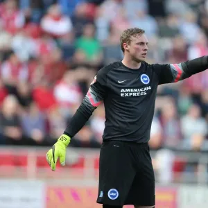 David Stockdale: Saving the Day for Brighton and Hove Albion against Rotherham United, Sky Bet Championship, 6th April 2015