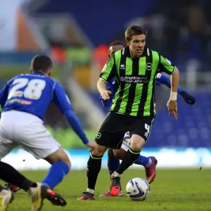 Dean Hammond in Action: Brighton & Hove Albion vs. Blackburn Rovers, Championship Clash at Birmingham City (January 19, 2013)