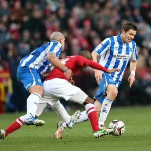 Dean Hammond: In Action at The Valley - Charlton Athletic vs. Brighton & Hove Albion, Npower Championship (Dec 8, 2012)