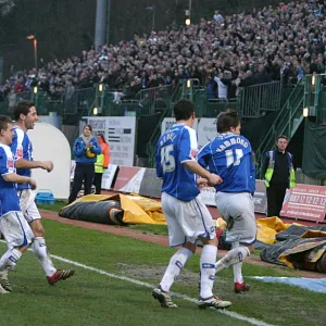 Dean Hammond celebrates his goal