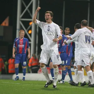 Dean Hammond celebrates Paul McShanes goal