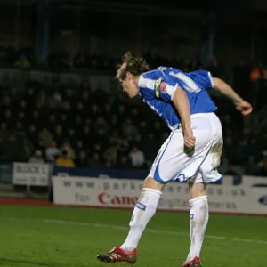 Dean Hammond heads Albions first goal