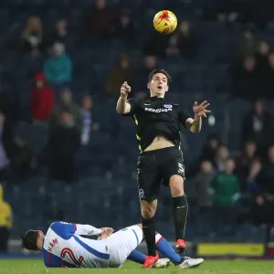 Decisive Moment: Blackburn Rovers vs. Brighton and Hove Albion at Ewood Park, Championship Showdown (13DEC16)
