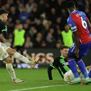 Decisive Moment: A Pivotal Instant in the Crystal Palace vs. Brighton & Hove Albion Premier League Clash (21st December 2023)