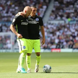 Derby County vs. Brighton and Hove Albion: EFL Sky Bet Championship Clash at iPro Stadium (06AUG16) - Intense Match Action Derby County vs. Brighton and Hove Albion: EFL Sky Bet Championship Clash at iPro Stadium (06AUG16) - Intense Match Action