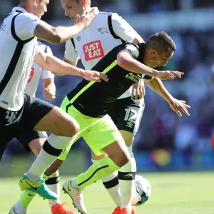 Derby County vs. Brighton and Hove Albion: EFL Sky Bet Championship Clash at iPro Stadium (06AUG16) - Intense Action from the Football Field Derby County vs. Brighton and Hove Albion: EFL Sky Bet Championship Clash at iPro Stadium (06AUG16) - Intense Action from the Football Field