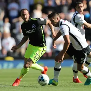 Derby County vs. Brighton and Hove Albion: EFL Sky Bet Championship Clash at iPro Stadium (06AUG16) - Intense Action from the Football Field Derby County vs. Brighton and Hove Albion: EFL Sky Bet Championship Clash at iPro Stadium (06AUG16) - Intense Action from the Football Field