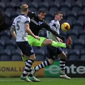 EFL Sky Bet Championship: Intense Clash between Preston North End and Brighton & Hove Albion at Deepdale (14Jan17) EFL Sky Bet Championship: Intense Clash between Preston North End and Brighton & Hove Albion at Deepdale (14Jan17)