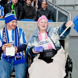 Electric Atmosphere: Thrilling Crowd Shots from Brighton & Hove Albion FC's 2011-12 Season at The Amex Stadium Electric Atmosphere: Thrilling Crowd Shots from Brighton & Hove Albion FC's 2011-12 Season at The Amex Stadium