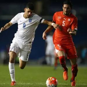 England U21s vs. Switzerland: Action from the 2016 European Championship Qualifier at Brighton & Hove Albion FC (16 November 2015)