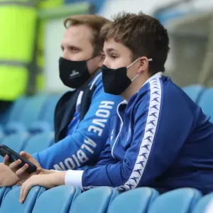 Excited Young Fans at the American Express Community Stadium: Brighton & Hove Albion vs Manchester City (18May21) Excited Young Fans at the American Express Community Stadium: Brighton & Hove Albion vs Manchester City (18May21)
