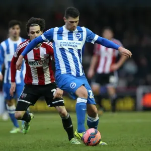 FA Cup Print: Brentford vs Brighton and Hove Albion 3rd Round FA Cup Print: Brentford vs Brighton and Hove Albion 3rd Round