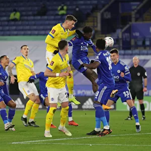FA Cup Fifth Round: Leicester City vs. Brighton and Hove Albion - Intense Battle at The King Power Stadium (10FEB21)