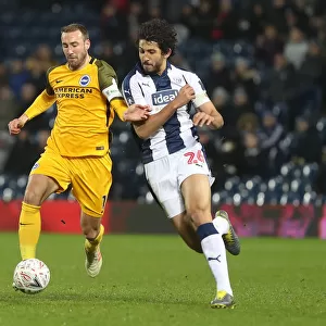 FA Cup Fourth Round: West Bromwich Albion vs. Brighton and Hove Albion (06FEB19) - Intense Match Action at the Hawthorns
