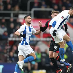 FA Cup Third Round: AFC Bournemouth vs. Brighton and Hove Albion - Intense Clash at Vitality Stadium (05JAN19)
