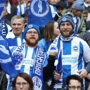 FA Cup Semi-Final: Manchester City vs. Brighton and Hove Albion - Supporters at Wembley Stadium (06APR19) FA Cup Semi-Final: Manchester City vs. Brighton and Hove Albion - Supporters at Wembley Stadium (06APR19)