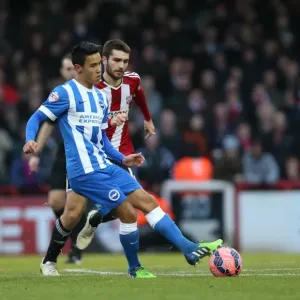 FA Cup Match Print: Brentford vs Brighton and Hove Albion, 3rd January 2015 FA Cup Match Print: Brentford vs Brighton and Hove Albion, 3rd January 2015