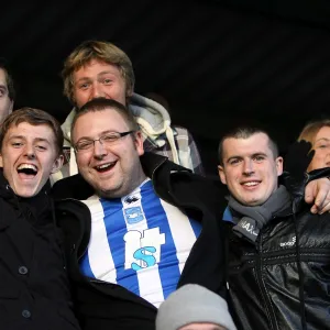 Fans at Hartlepool United. 13th Nov 2010