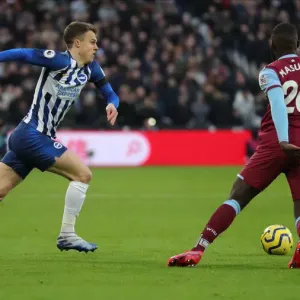 Feb 1, 2020: Intense Premier League Clash between West Ham United and Brighton & Hove Albion at London Stadium Feb 1, 2020: Intense Premier League Clash between West Ham United and Brighton & Hove Albion at London Stadium