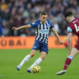 February 1, 2020: Thrilling Premier League Showdown between West Ham United and Brighton & Hove Albion at London Stadium February 1, 2020: Thrilling Premier League Showdown between West Ham United and Brighton & Hove Albion at London Stadium