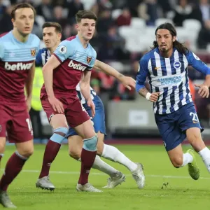 February 1, 2020: A Battle Between West Ham United and Brighton & Hove Albion in the Premier League February 1, 2020: A Battle Between West Ham United and Brighton & Hove Albion in the Premier League