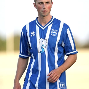 Focused and Determined: Chris Holroyd of Brighton & Hove Albion FC