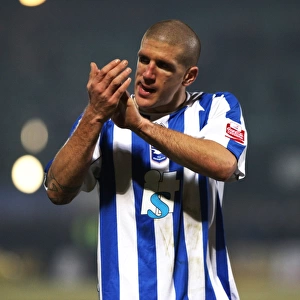 Focused: Unyielding Defender Adam El-Abd of Brighton & Hove Albion FC