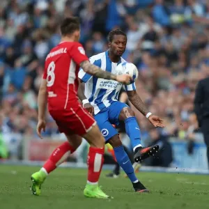Gaetan Bong in Action: Brighton & Hove Albion vs. Bristol City (29APR17)