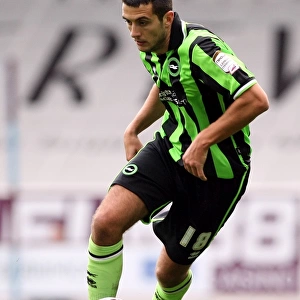 Gary Dicker: In Action for Brighton & Hove Albion against Burnley, April 6, 2012