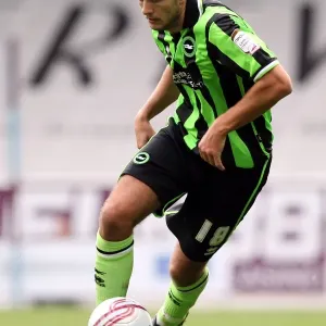 Gary Dicker: In Action for Brighton & Hove Albion against Burnley, April 6, 2012 Gary Dicker: In Action for Brighton & Hove Albion against Burnley, April 6, 2012