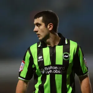 Gary Dicker of Brighton & Hove Albion in Action Against Blackburn Rovers, Npower Championship, January 22, 2013 Gary Dicker of Brighton & Hove Albion in Action Against Blackburn Rovers, Npower Championship, January 22, 2013
