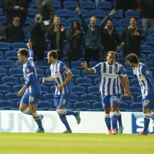 Gary Gardner Scores for Wigan Against Brighton & Hove Albion in Championship Match, November 2014 Gary Gardner Scores for Wigan Against Brighton & Hove Albion in Championship Match, November 2014
